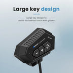 BT-12S Bluetooth 5.0 Motorcycle Helmet Headset with Dual Microphones