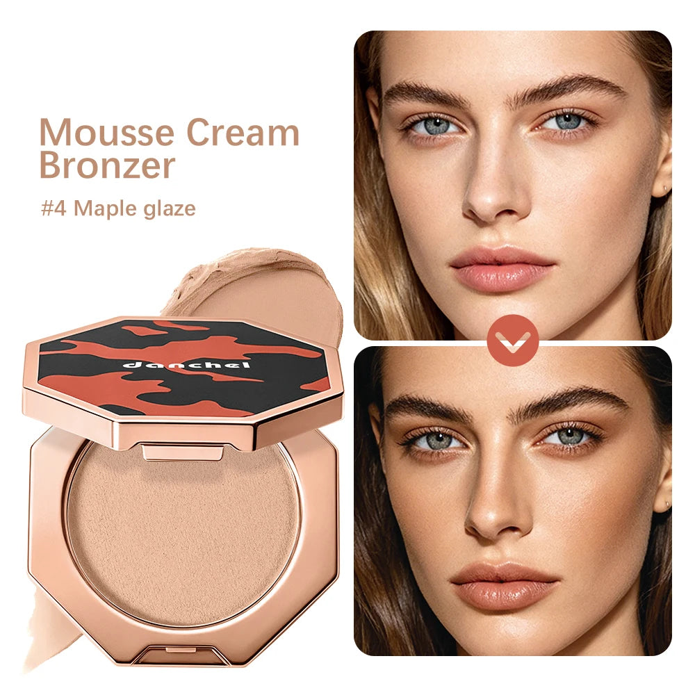 Cream Mousse Bronzer for Face Sculpting and Contouring - 1