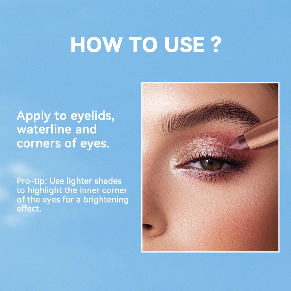 Long-Lasting Smudge-Proof Eyeshadow Stick