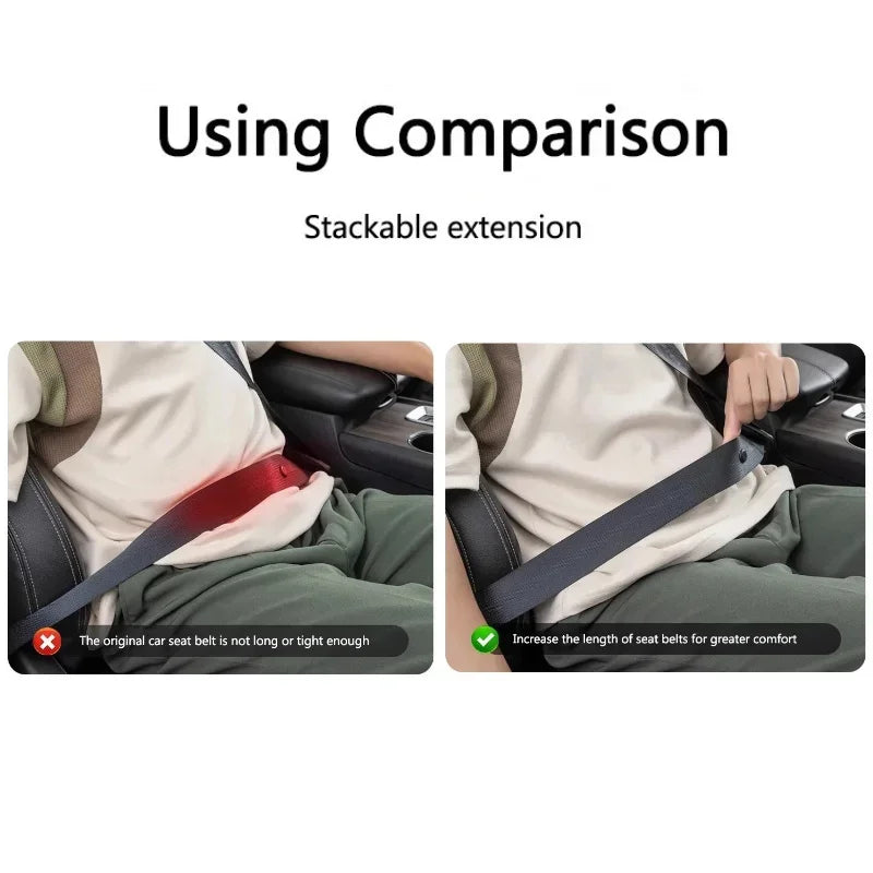Car Seat Belt Extender Buckle Clip for Safety Belt Adjustment