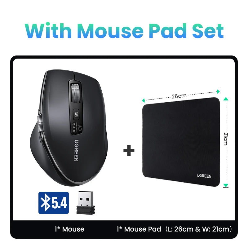 Ergonomic Wireless Bluetooth Mouse with Hyper-Fast Scroll - 23