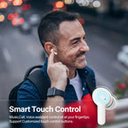 Bluetooth 5.1 Wireless Earbuds with 40H Playtime and ENC Mic
