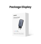 65W GaN Fast Wall Charger with 3 Ports for Laptops and Phones