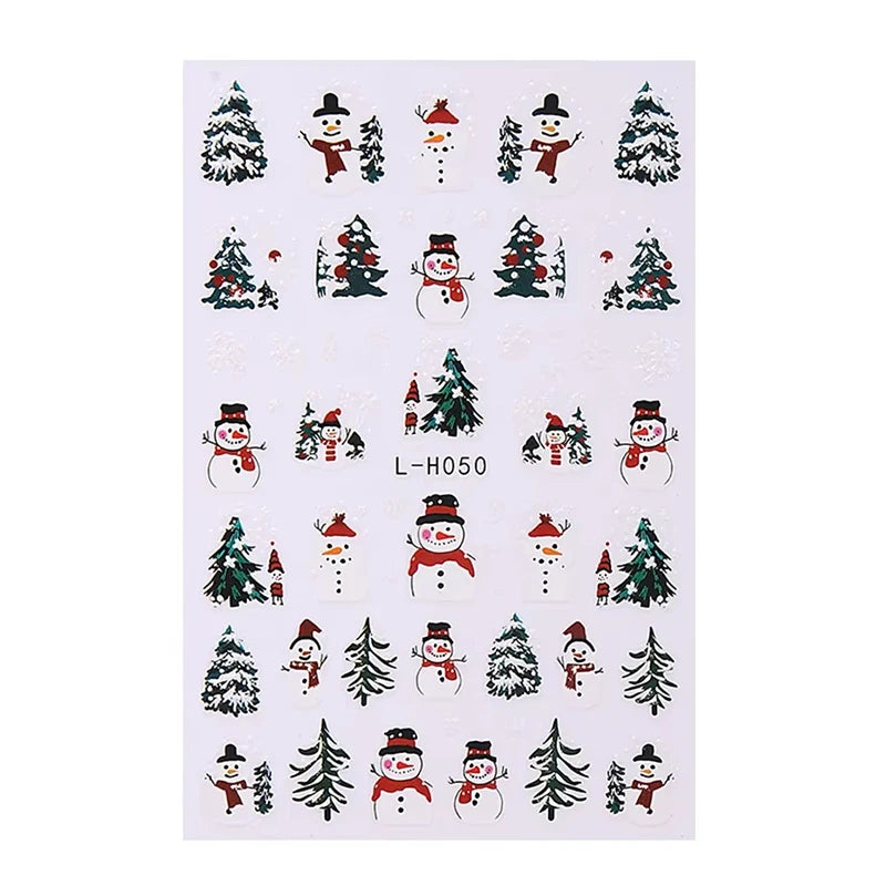Christmas Cartoon Nail Art Decals - 13