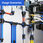 Flexible Pneumatic PU Air Hose with Quick-Connect Fittings