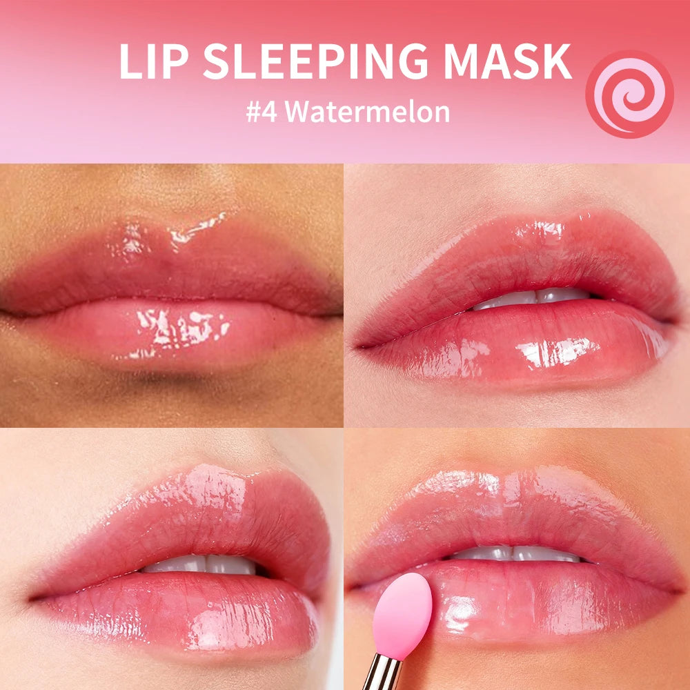 Hydrating Dual-Color Lip Sleeping Mask for Dry Cracked Lips
