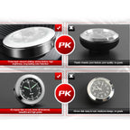 Luminous Quartz Analog Clock for Car Dashboard Boat and Bike