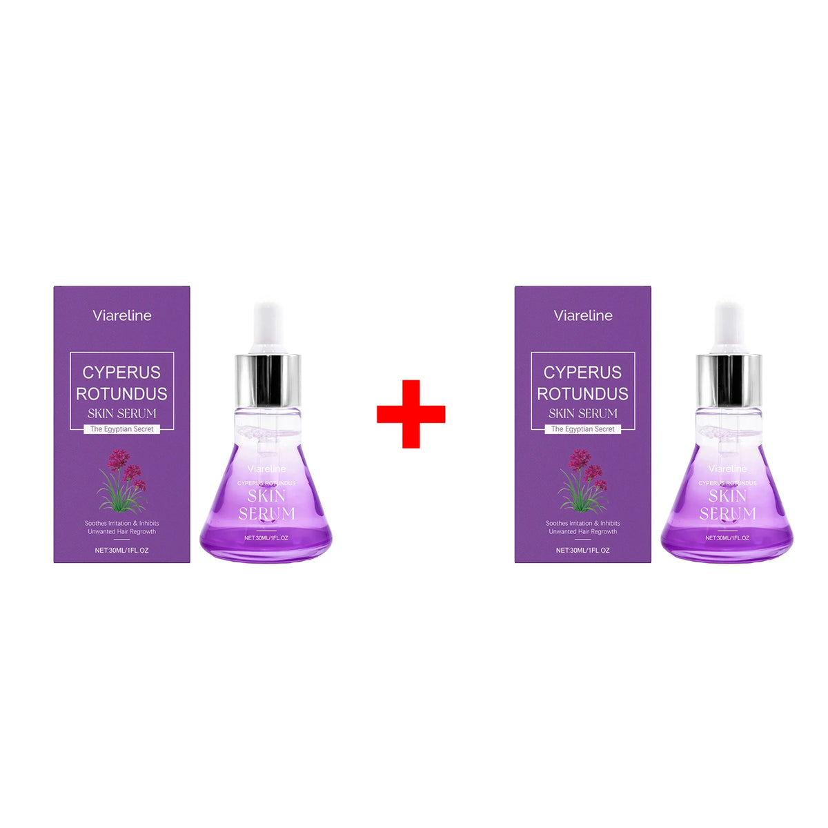 Cyperus Rotundus Hair Growth Inhibitor Serum for Post-Hair Removal
