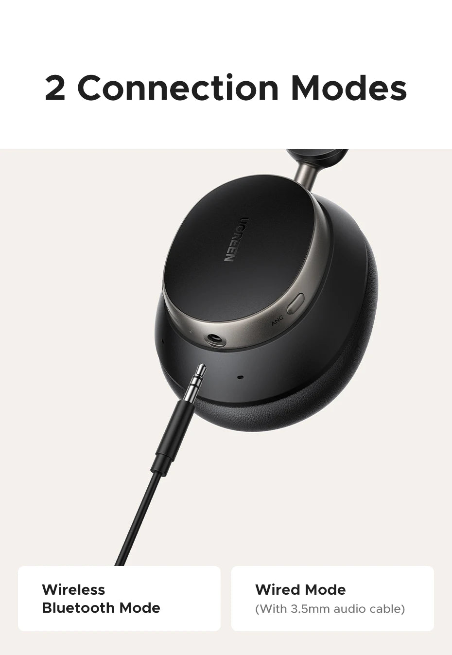 Wireless Noise-Canceling Over-Ear Headphones with LDAC and Hi-Res Audio