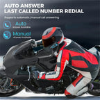 Motorcycle Helmet Bluetooth 5.4 Headset with RGB Lights IPX67 Waterproof