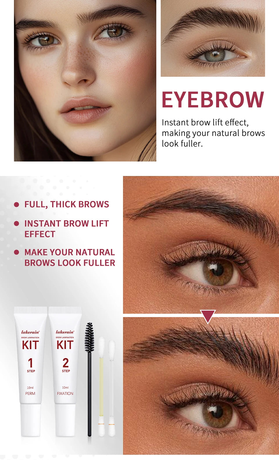 Professional Eyebrow Lamination Kit for Brow Lift - 10