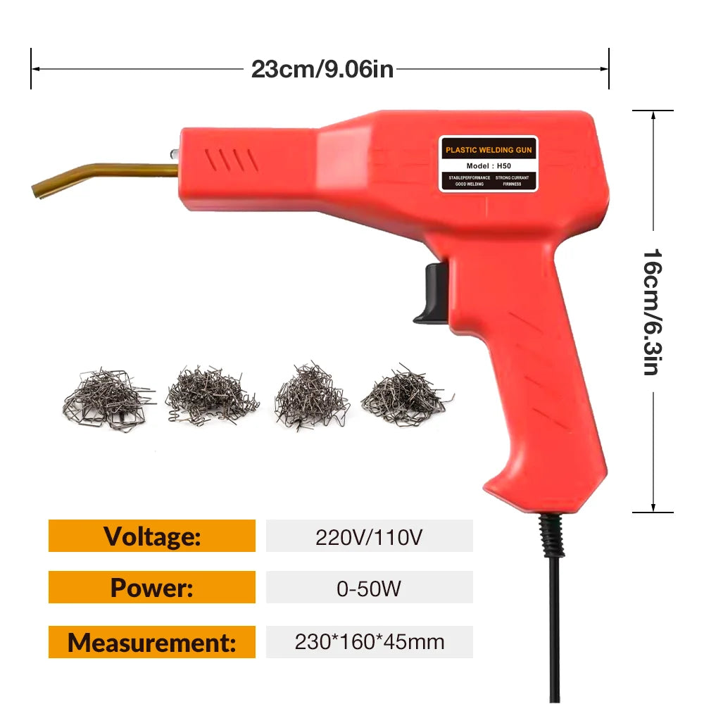 Hot Stapler Plastic Welding Repair Kit for Car Bumpers