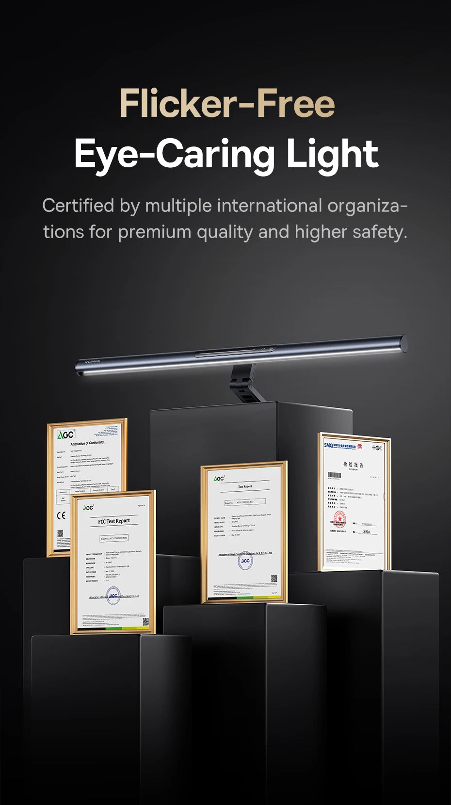 Magnetic LED Computer Monitor Light Bar for Eye Protection - 22