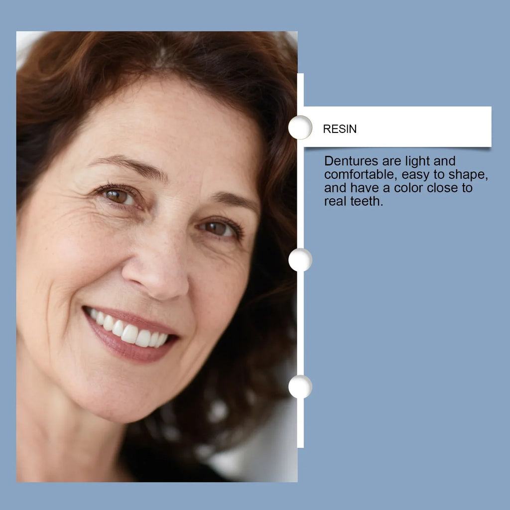 Temporary Realistic Cosmetic Dentures Set