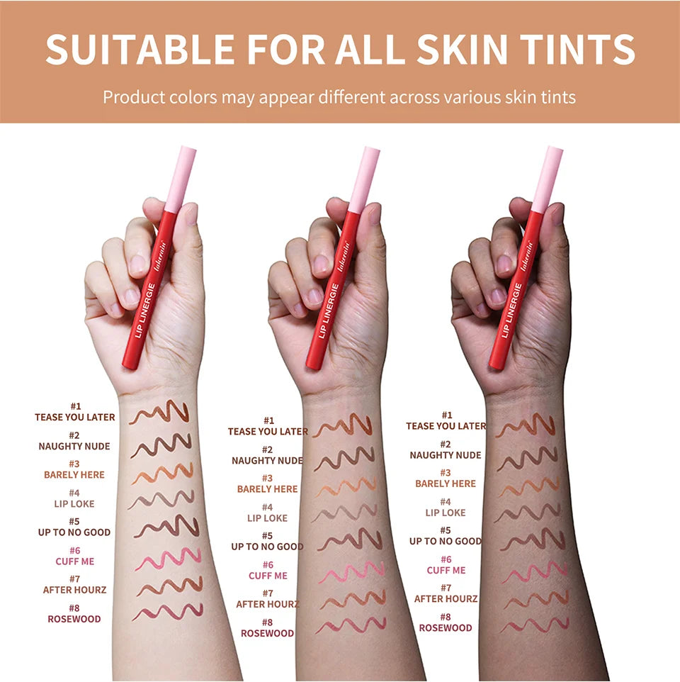 Waterproof Felt-Tip Lip Liner for Sculpting and Contouring