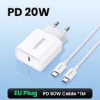 20W USB-C PD Fast Wall Charger for Smartphones and Tablets