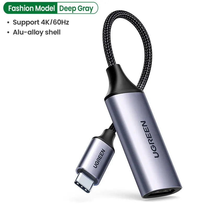 4K 60Hz USB-C to HDMI Adapter for Laptops and Smartphones