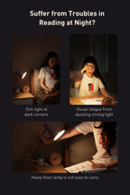 Rechargeable LED Clip-On Desk Lamp for Reading and Bedside