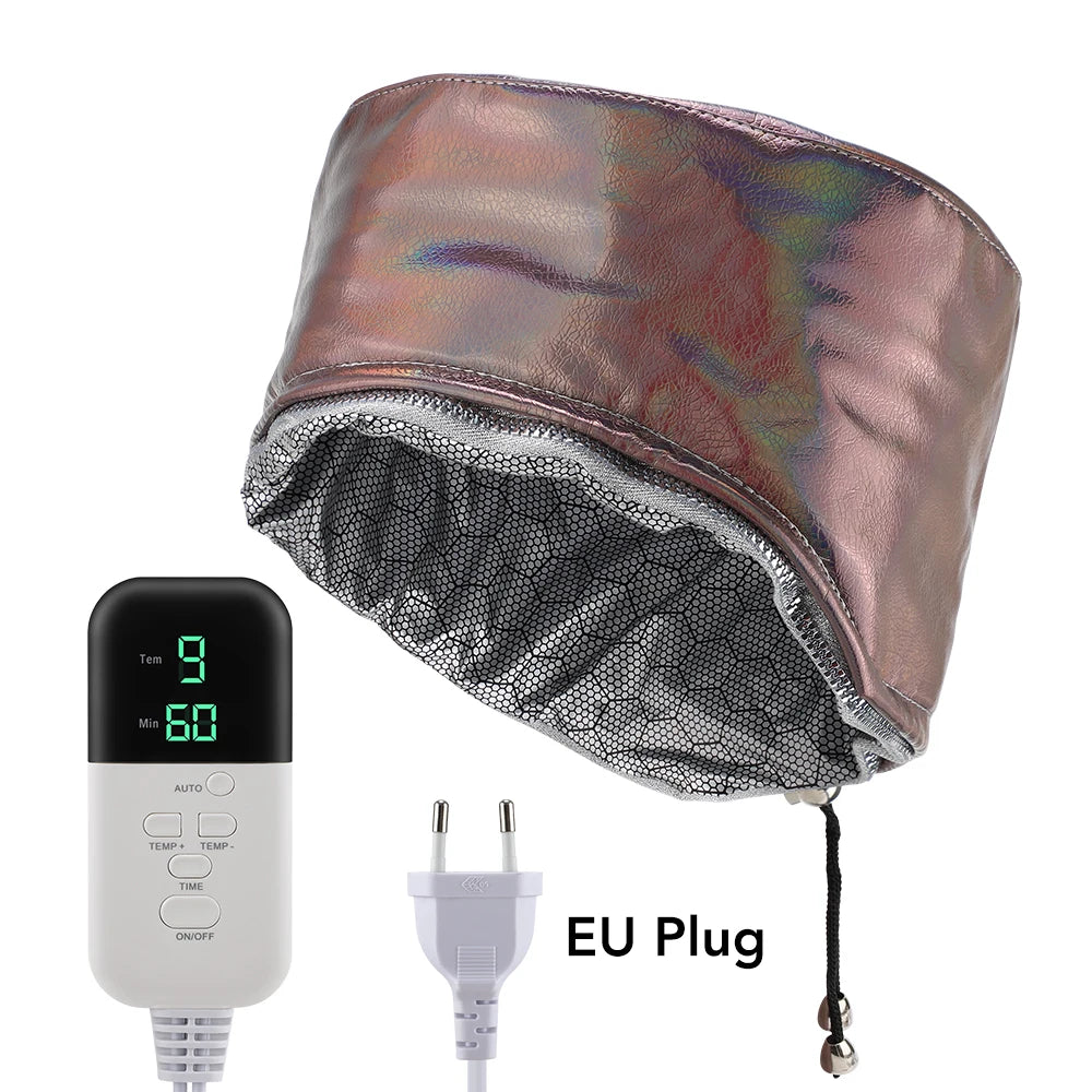 Electric Deep Conditioning Hair Spa Steamer Cap - 16