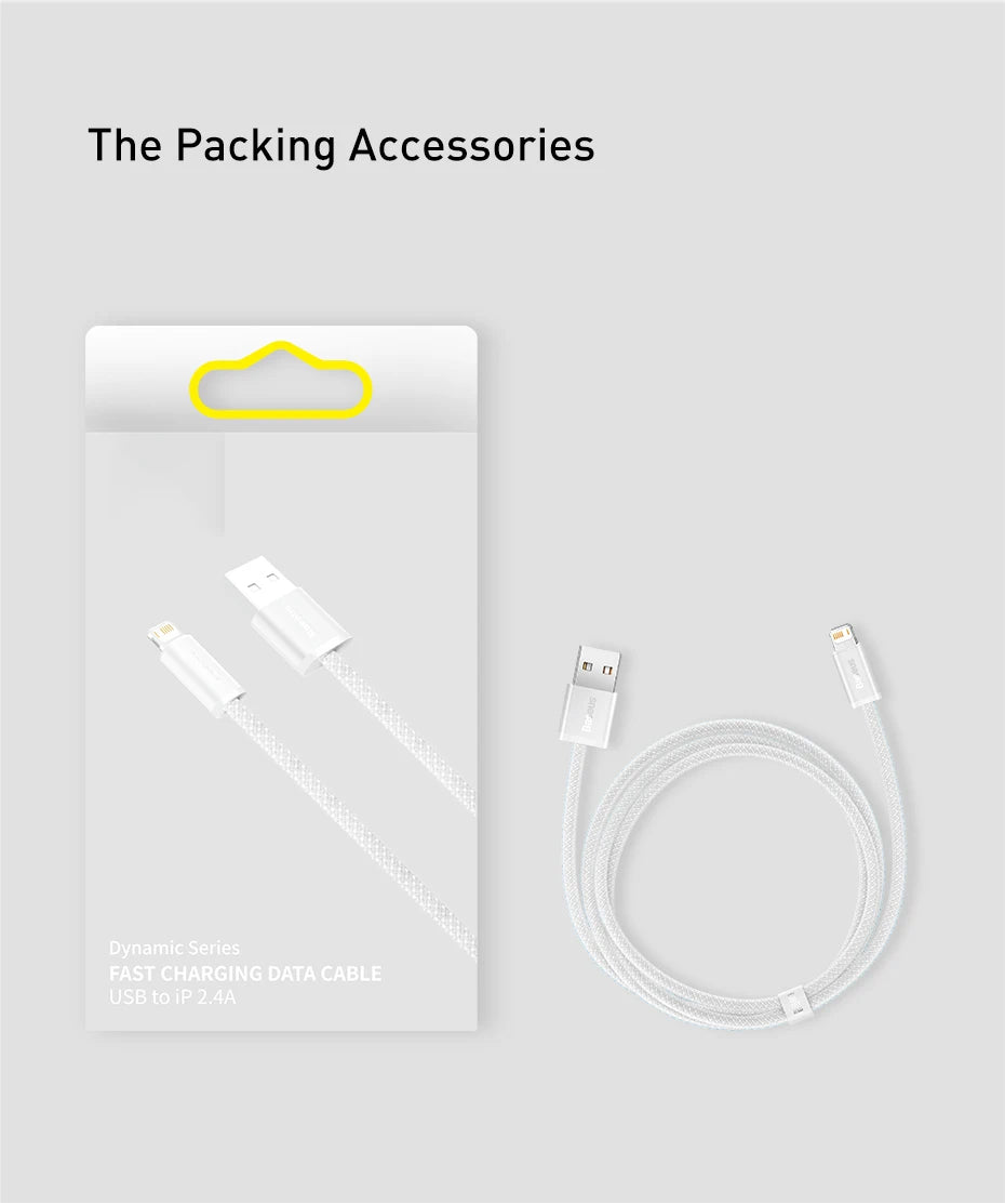 2.4A Fast Charging Data Cable for iPhone