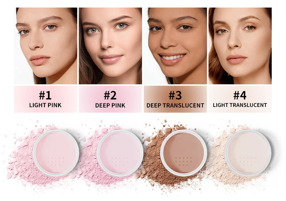 Matte Finish Oil-Control Loose Face Powder