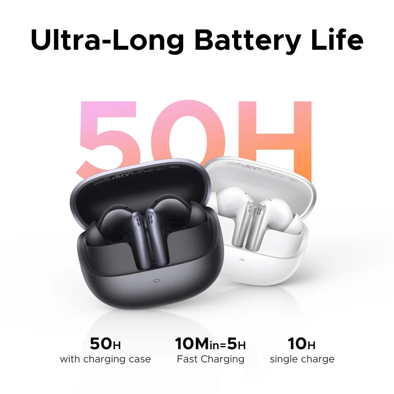 Wireless Noise Cancelling Earbuds with Adaptive ANC and 50H Battery - 2