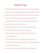 Electric Women's Body and Facial Hair Shaver