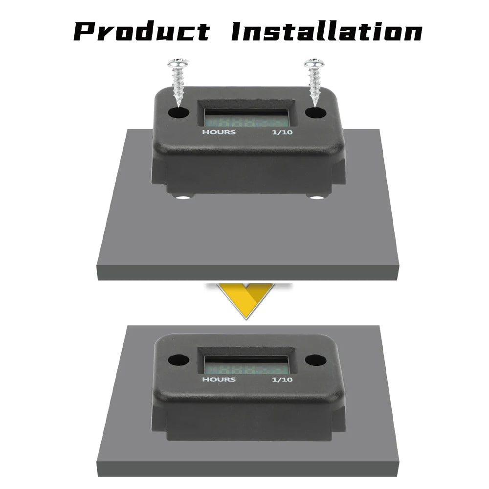 Digital Inductive Hour Meter for Gas Engines