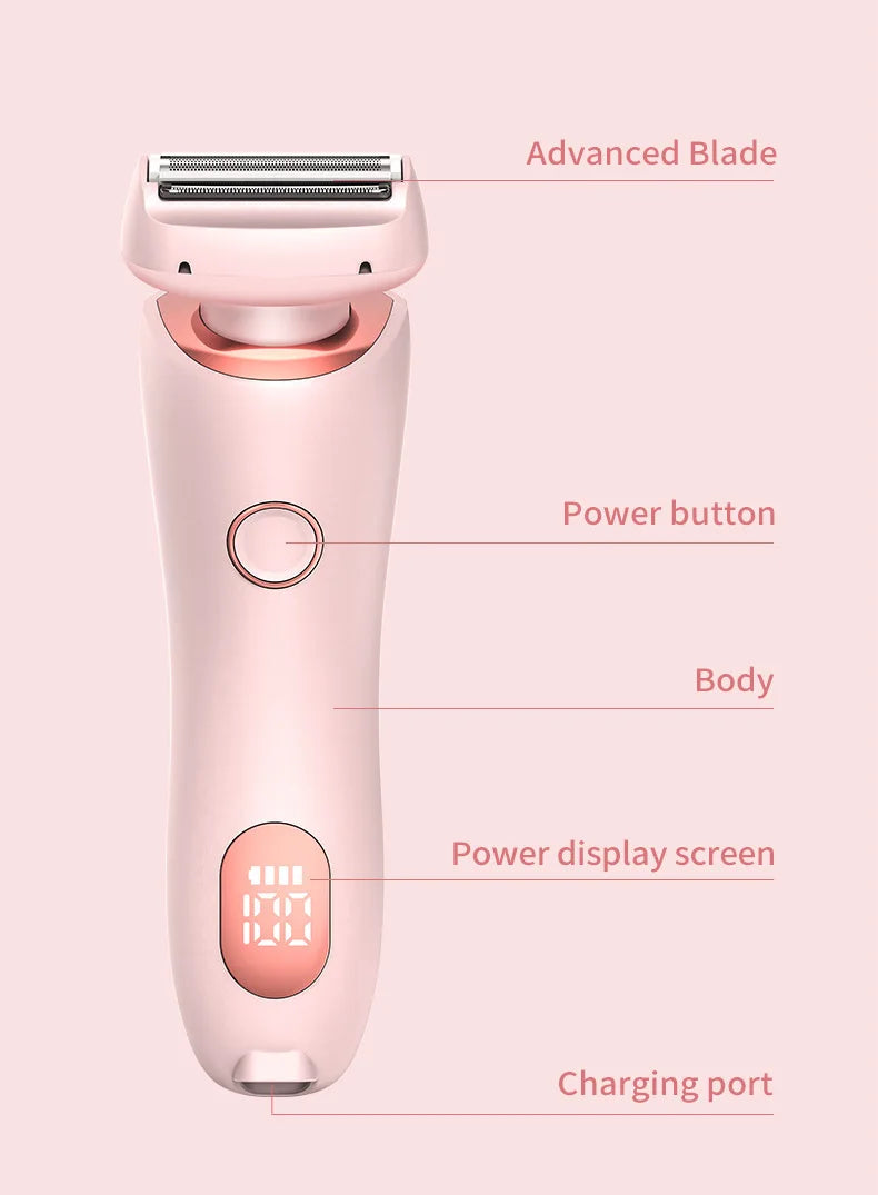 Electric Women's Body and Facial Hair Shaver