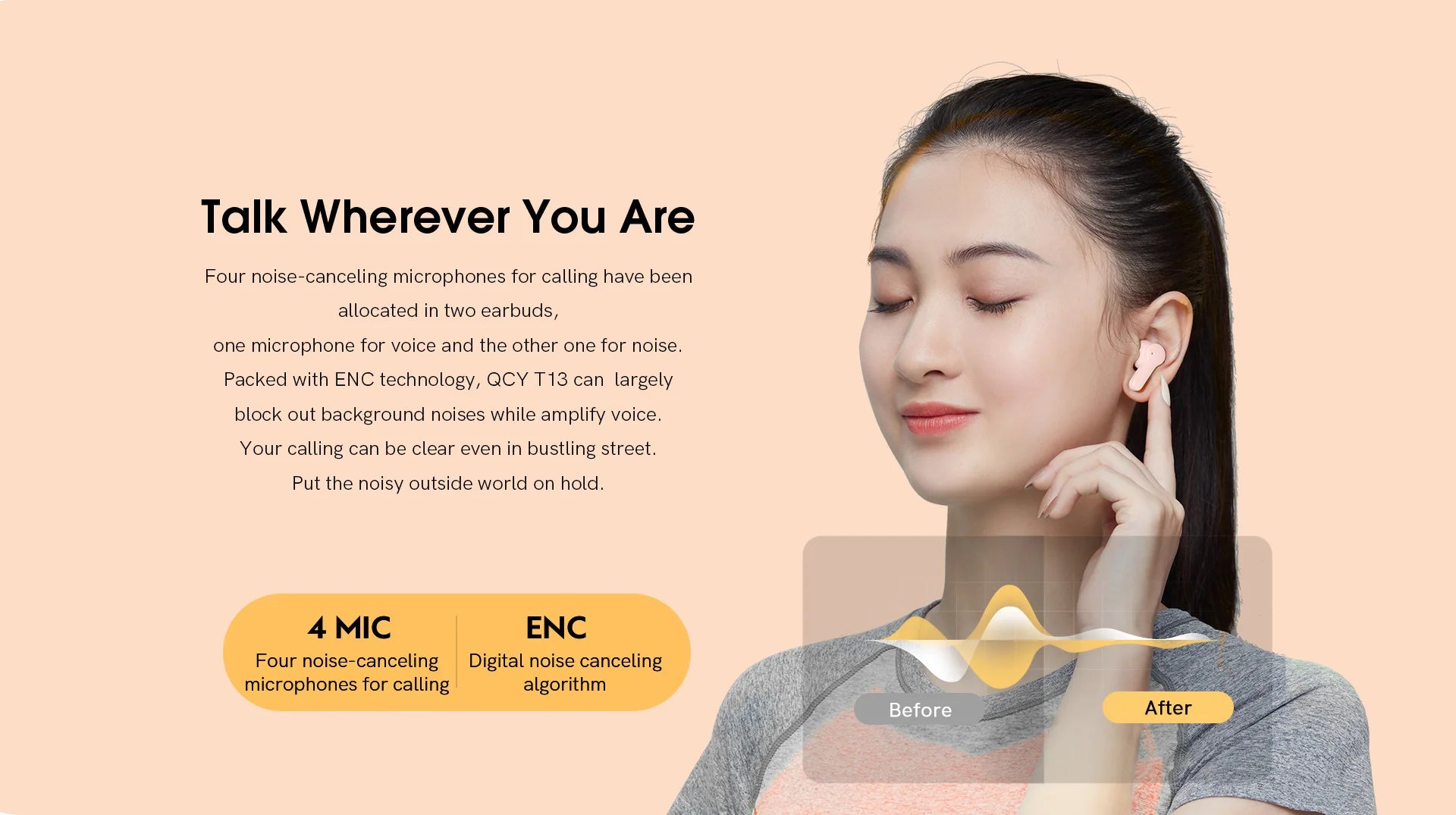 Bluetooth 5.1 True Wireless Earbuds with 40H Playtime - 10