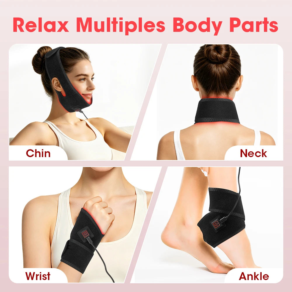 Red and Infrared Light Therapy Wrap for Face and Body