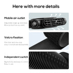 3 Speed USB Powered Car Seat Back Cooling Fan for Headrest