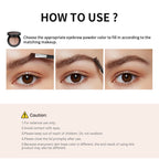 Two-Color Eyebrow Powder Duo for Natural Brows and Contouring