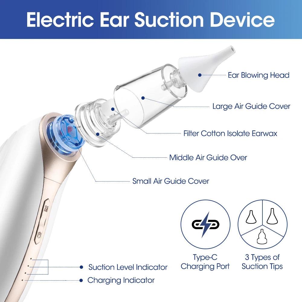 Electric Earwax Removal Vacuum and Ear Dryer - 11