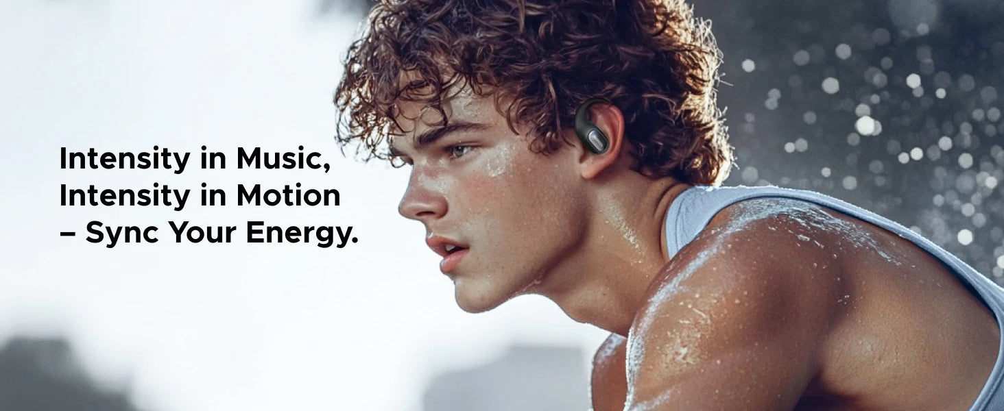 Open-Ear Bluetooth Wireless Sport Earbuds with Ear-Hooks - 23