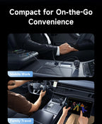 4-Port Fast Car Charger with Retractable Cables