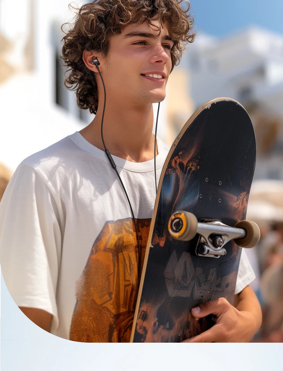 Hi-Fi Wired Earbuds with 3.5mm and USB-C Connectors