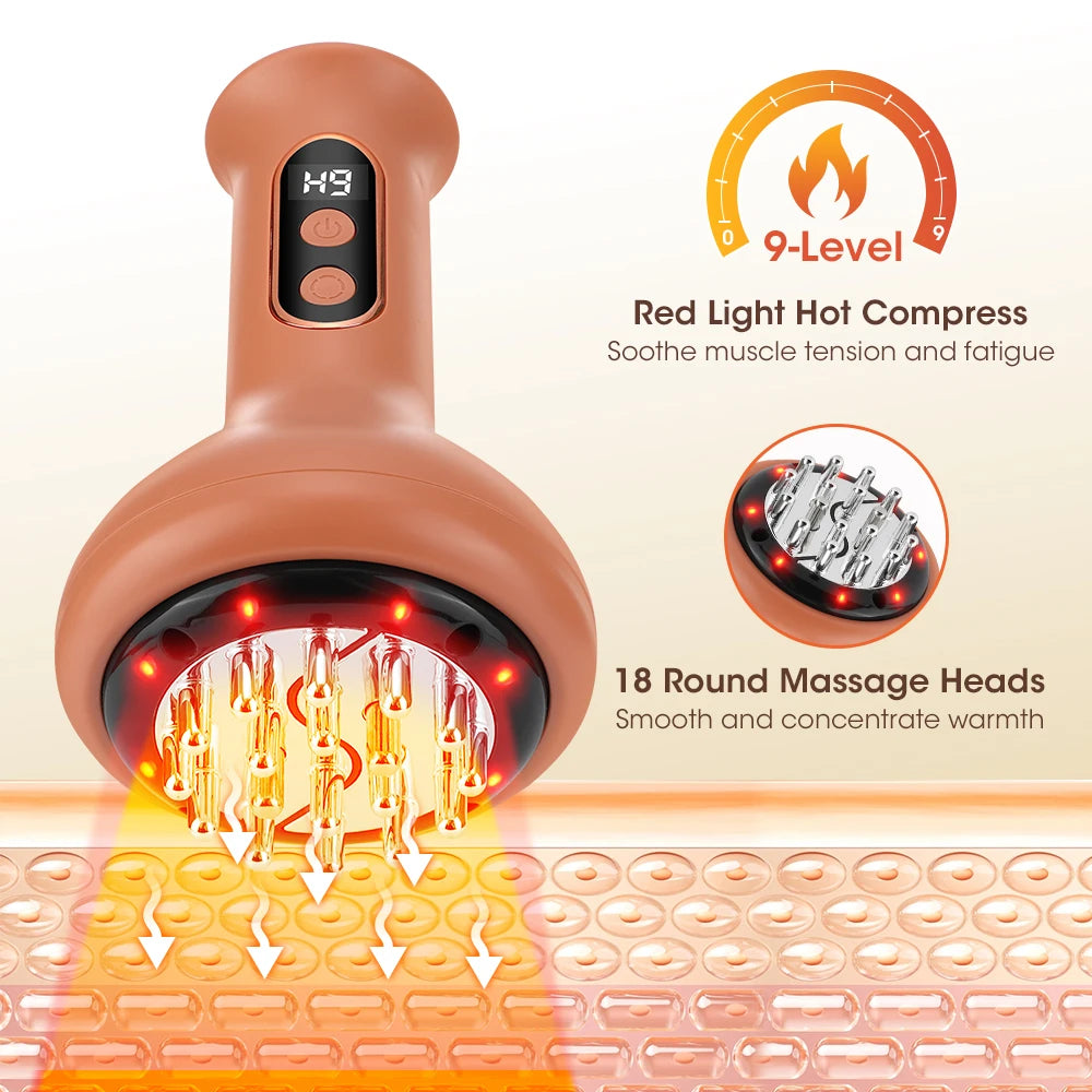 Electric Cordless Body Massage and Scraping Tool