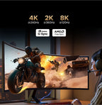 16K DisplayPort 2.1 Cable for Gaming and High-Resolution Monitors
