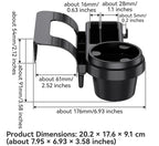Car Window Hanging Cup Holder and Phone Organizer
