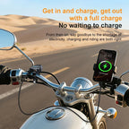 54W Motorcycle Dual Port USB Charger with Bluetooth Remote