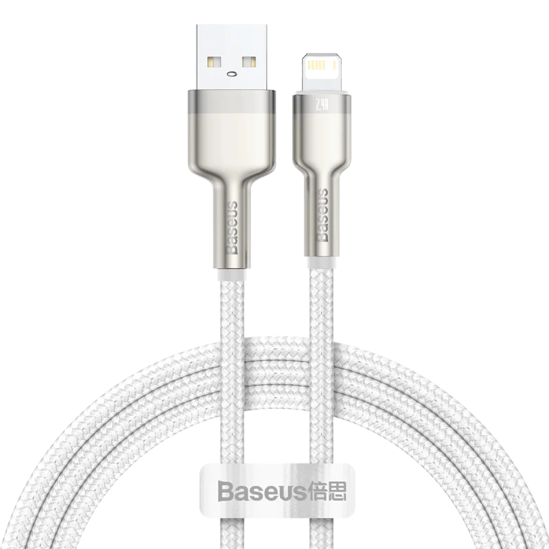 2.4A Fast Charging Braided USB Cable for iPhone - 30