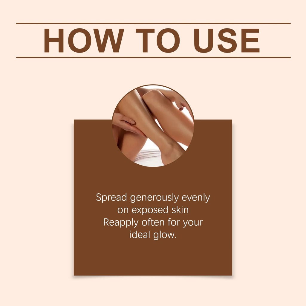 Coconut Oil Dark Tanning Oil for Deep Bronze Glow