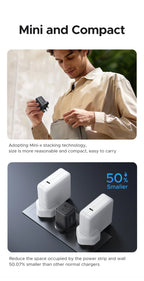 30W GaN 3-Port USB-C Fast Wall Charger