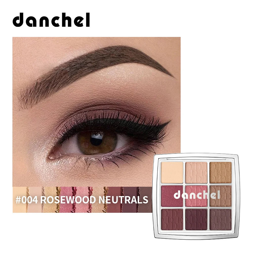 9-Color Professional Matte and Shimmer Eyeshadow Palette - 26