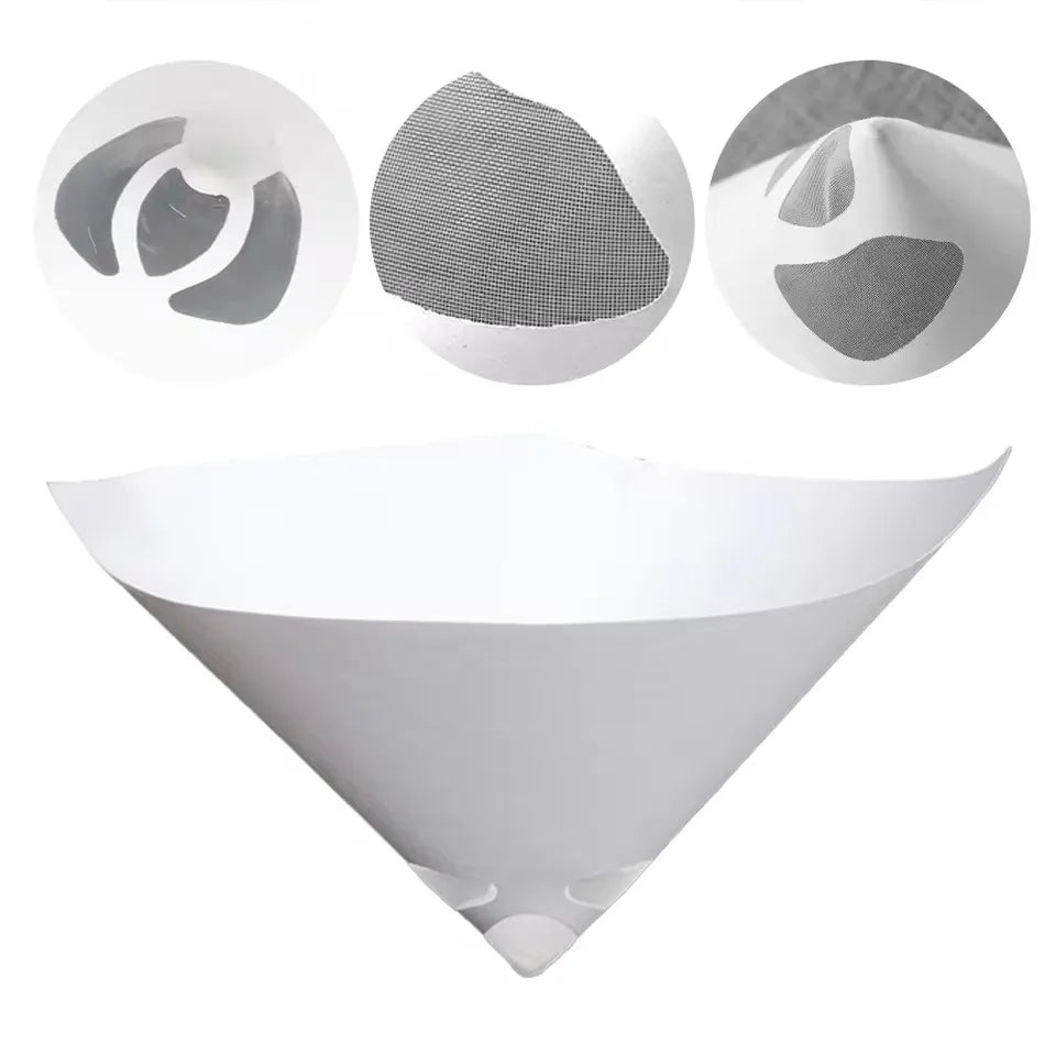 Disposable Conical Paint Strainer Funnels for Spray Guns