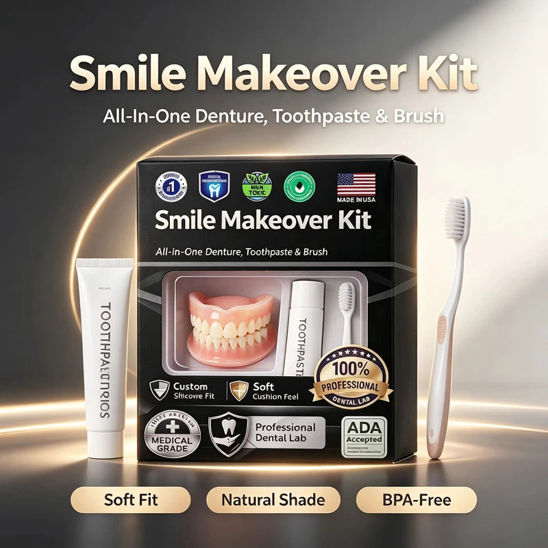 Moldable Silicone Denture Set for Instant Smile - 12