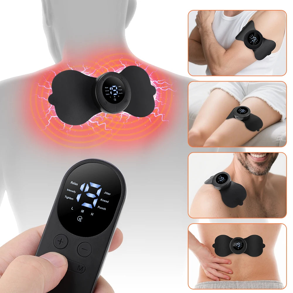 Portable Electric Muscle Massage Patch with Remote - 19