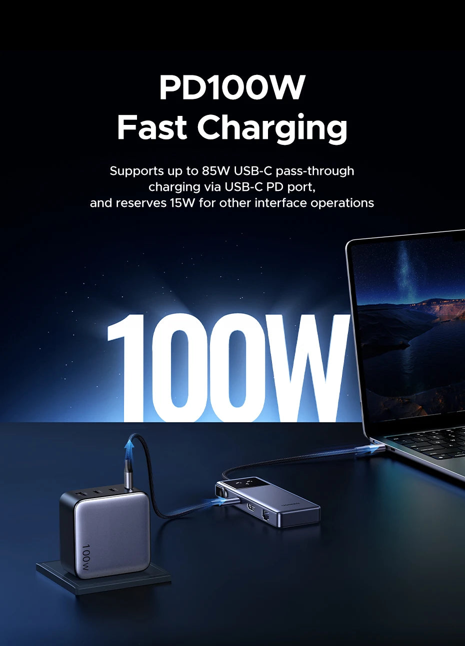 7-in-1 USB-C Hub with 4K 60Hz HDMI and Gigabit Ethernet - 18