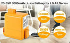 Replacement Battery for Cordless Stick Vacuum Cleaners